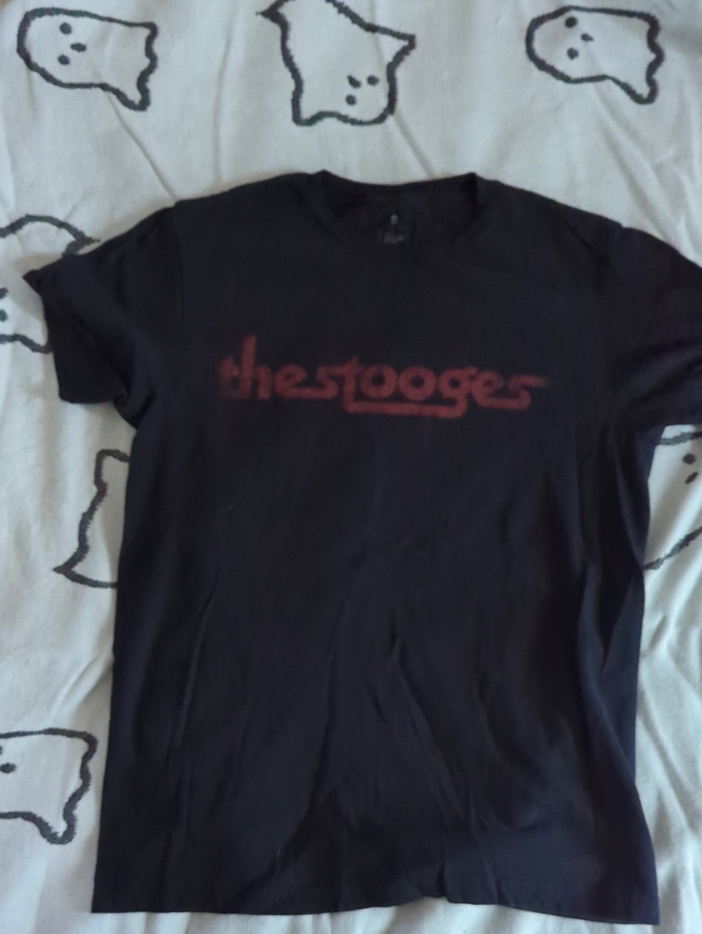 The Stooges Graphic Tee - Black with Red Logo